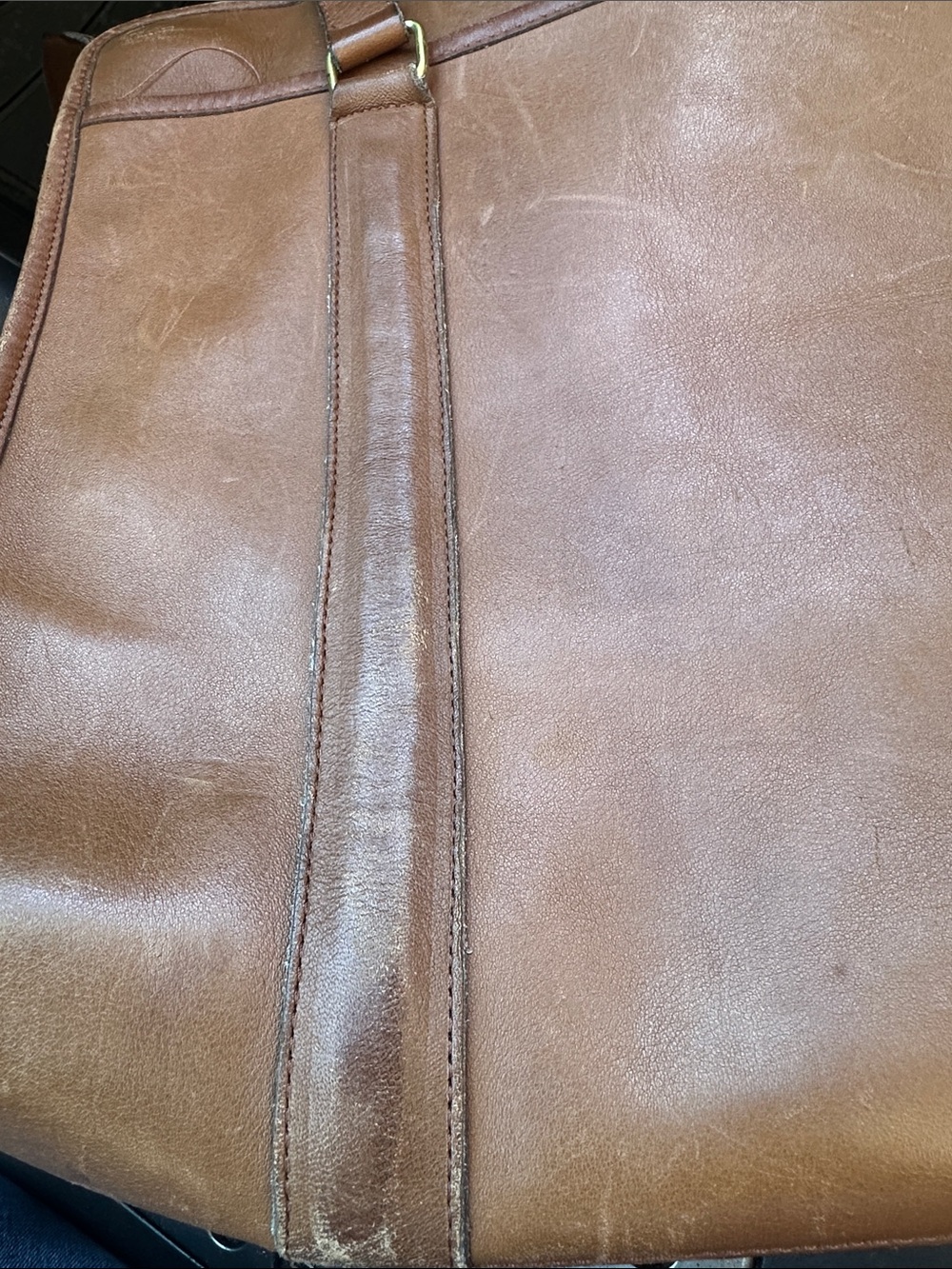 Coach Classic Brown Leather Tote Bag - Picture 8 of 8